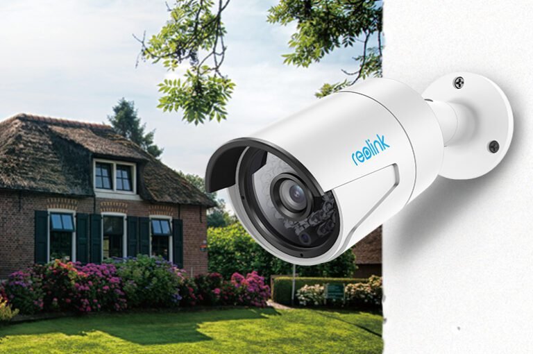 camera de surveillance dans un jardin residentiel