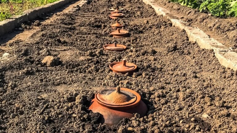 des oyas en terre cuite exposees au soleil