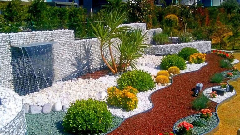 Comment embellir votre jardin avec des cailloux Découvrez des idées ! 10 jardin decore avec des cailloux colores