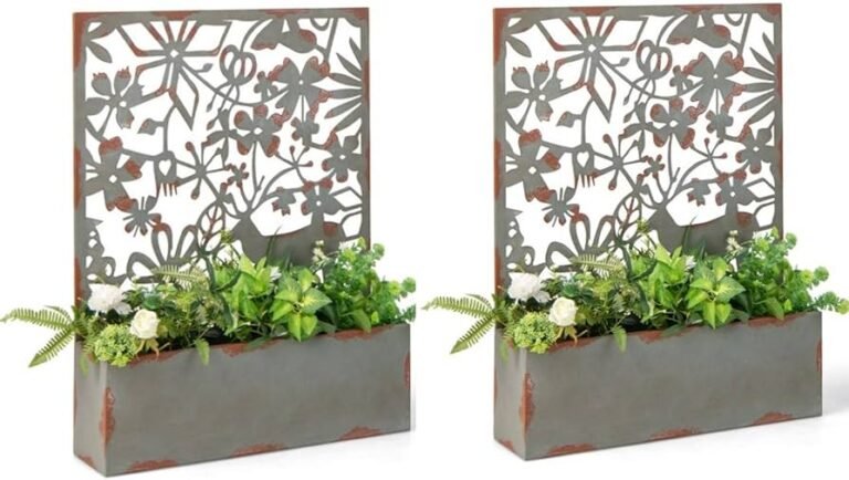 Quelle est l’utilité d’une jardinière sur pied pour votre jardin 33 jardiniere sur pied avec plantes florissantes