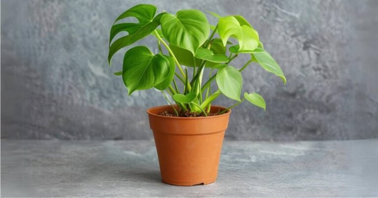 monstera verdoyante en pleine croissance