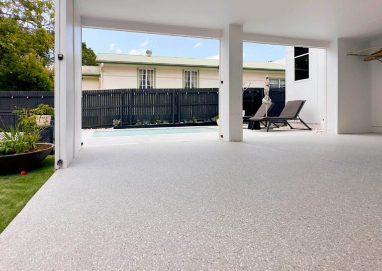 sols en resine exterieure esthetique durable