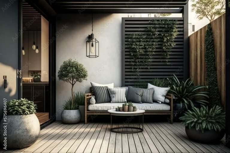 Comment aménager une terrasse et un jardin avec des idées déco tendance 7 terrasse moderne avec mobilier elegant et plantes