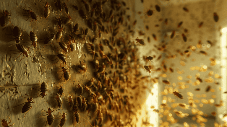 Que faire si vous avez une bête qui gratte dans les murs 31 un mur avec des signes dinfestation